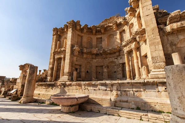 Antigua Ciudad Jerash Jordania — Foto de Stock