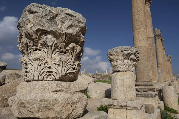 Starobylé Město Jerash Jordánsko — Stock fotografie