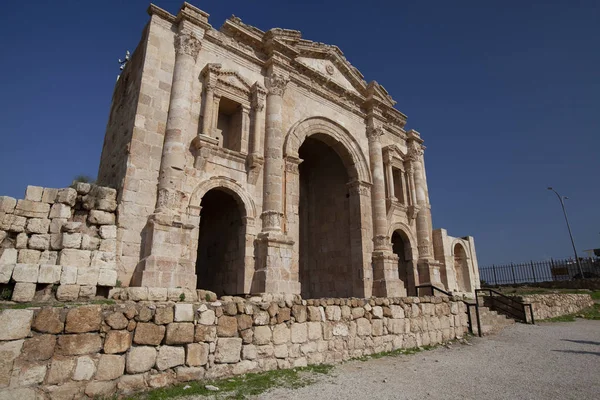 Antigua Ciudad Jerash Jordania — Foto de Stock
