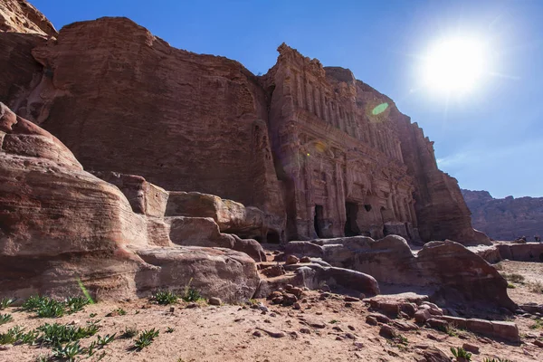 Cidade Antiga Petra Civilização Nabatean Jordânia — Fotografia de Stock