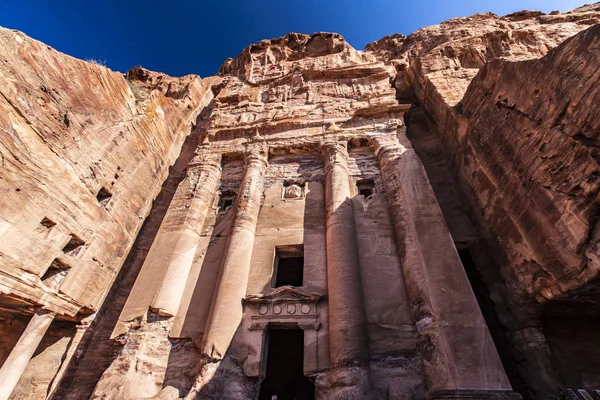Muinainen Petran Kaupunki Nabatean Sivilisaatio Jordania — kuvapankkivalokuva
