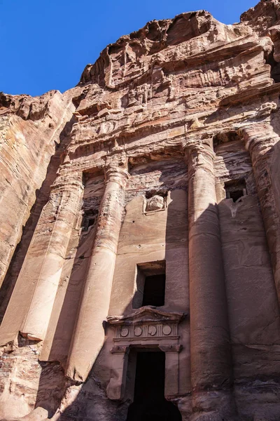 Antika Staden Petra Nabateanska Civilisation Jordan — Stockfoto