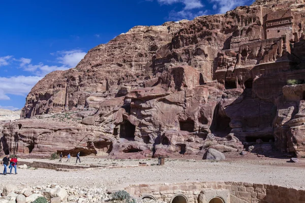 古代都市 ペトラ ナバティーン文明 ヨルダン — ストック写真