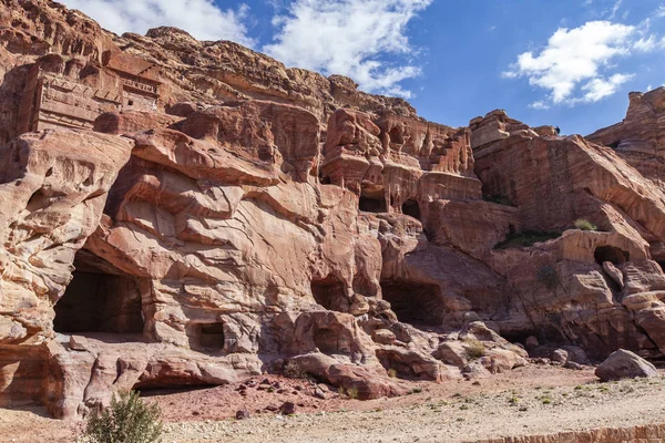 Antika Staden Petra Nabateanska Civilisation Jordan — Stockfoto