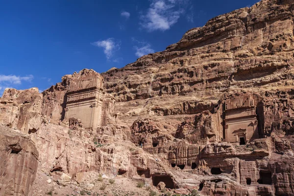Antika Staden Petra Nabateanska Civilisation Jordan — Stockfoto