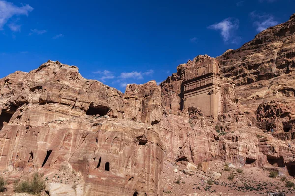 Antik Şehir Petra Dan Nabatean Medeniyet Jordan — Stok fotoğraf