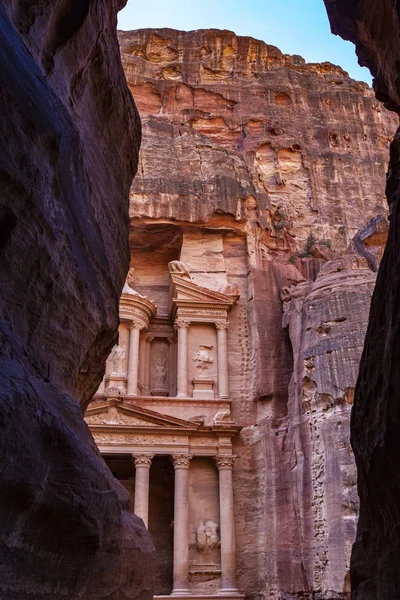 Antigua Ciudad Petra Civilización Nabatea Jordania — Foto de Stock