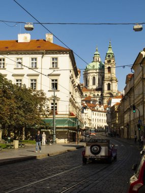 Prag Çek Cumhuriyeti eski şehir görünümü