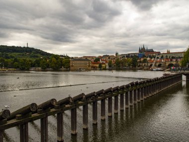 Prag Çek Cumhuriyeti eski şehir görünümü