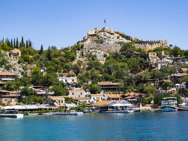 View Old City Sea Kemer Turkey — Stock Photo, Image