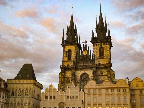 Vista Cidade Velha Praga República Checa — Fotografia de Stock