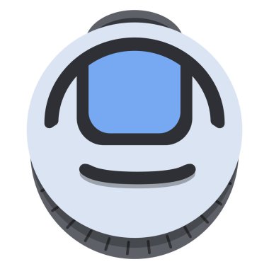Monowheel denge araç simgesi. Vektör düz.