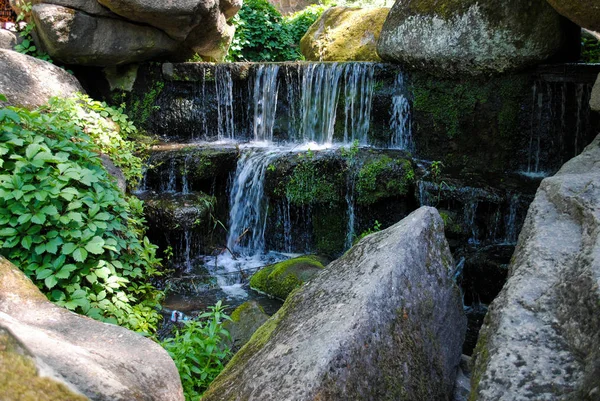 Waterfalls Park Sofiyivka Unforgettable Beauty Ukraine — Stock Photo, Image