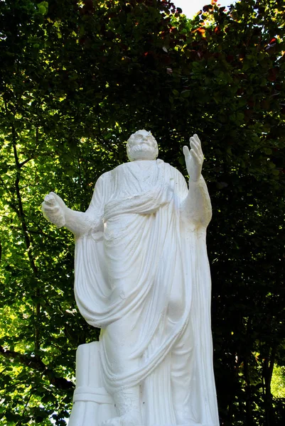 Statue Euripides Park Sofiyivka Unforgettable Beauty Ukraine — Stock Photo, Image