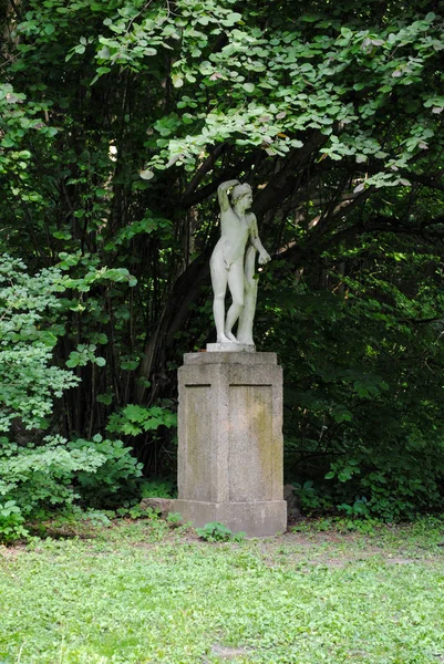 Статуя Аполлона Парке Софиевка Незабываемая Красота Украины — стоковое фото