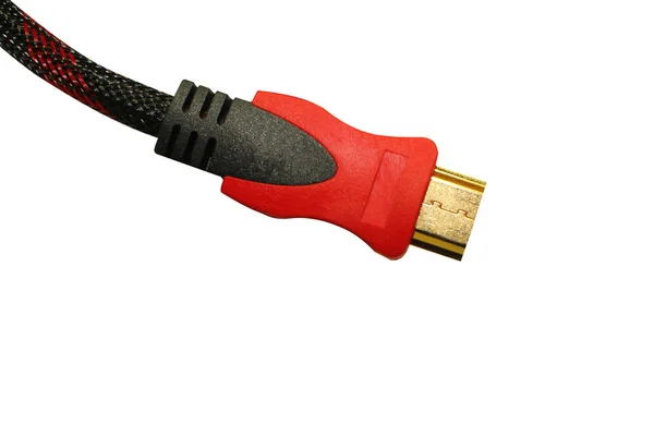 Cable Red Para Ordenador Utiliza Para Crear Redes Que Operan — Foto de Stock