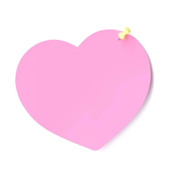 Boş Kalp Şekli Beyaz Arka Plan Üzerinde Izole Görüntü — Stok fotoğraf