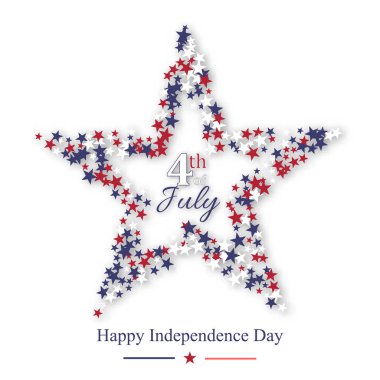 Bağımsızlık günün kutlu olsun. vektör illüstrasyonu