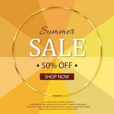 Satış afişi tasarımı. vektör illüstrasyonu