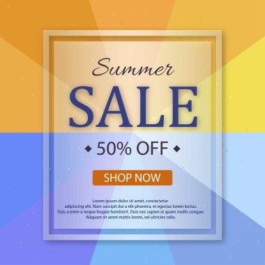 Satış afişi tasarımı. vektör illüstrasyonu