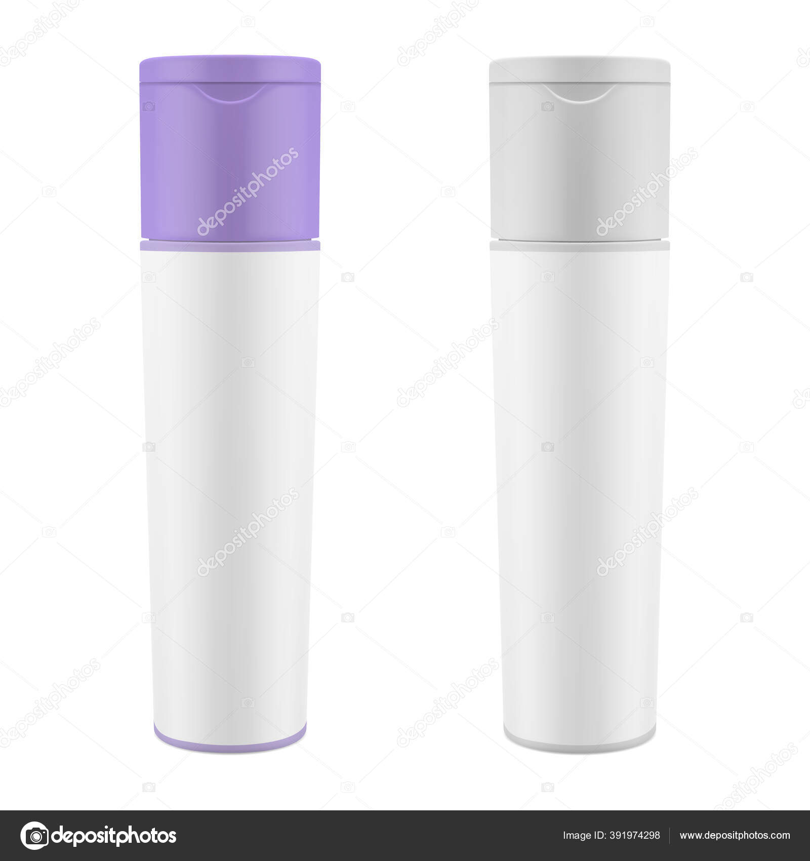 Download Realistic Packaging Cosmetics Shampoo Shower Gel Matte Bottle Mockup Vector Vector Image By C Natalia5988 Vector Stock 391974298