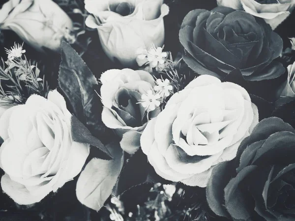 Όμορφη Από Τριαντάφυλλο Τεχνητά Λουλούδια — Φωτογραφία Αρχείου