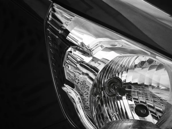 Siyah ve beyaz Far araba