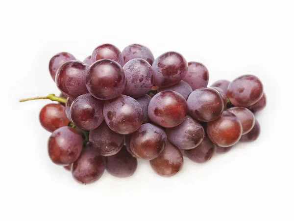 Świeże Winogrona Białym Tle — Zdjęcie stockowe