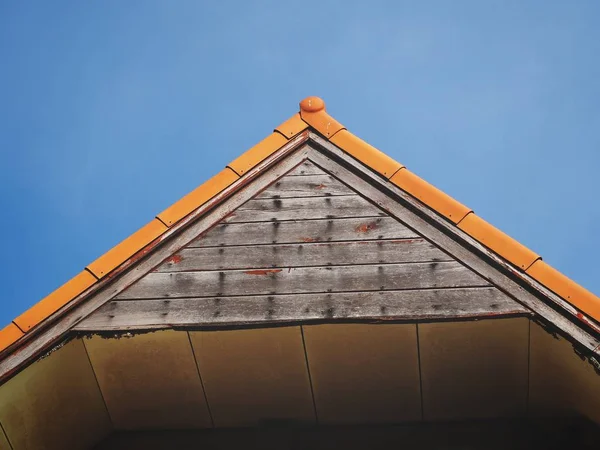 Dach Domu Tle Zbliżenie — Zdjęcie stockowe