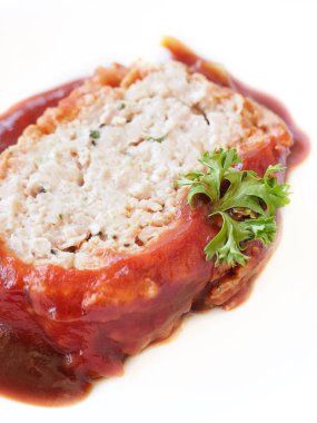 İzole köfte beyaz arka plan