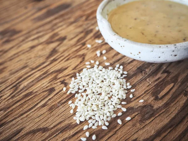 Salsa Sésamo Tahini Comida Japonesa — Foto de Stock