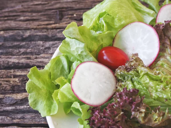 Taze Sebze Salatası Yakın Çekim — Stok fotoğraf