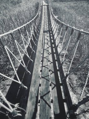 asma köprü yakın çekim