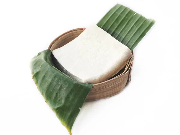 Tofu Isoliert Weißen Hintergrund — Stockfoto