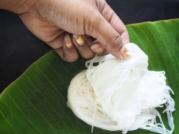 Идияппам рисовая лапша индийская еда — стоковое фото
