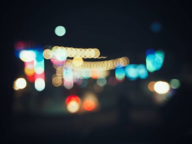 Siyah arka plan veya doku üzerinde bokeh