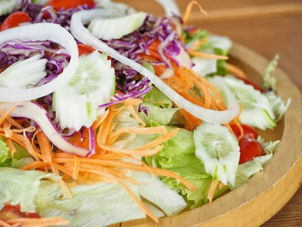 Vue Salade Légumes Frais — Photo