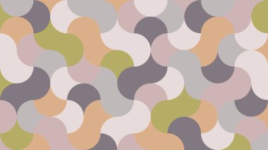 Neredeyse leylak rengi tonları geometrik panelinde düz, şık