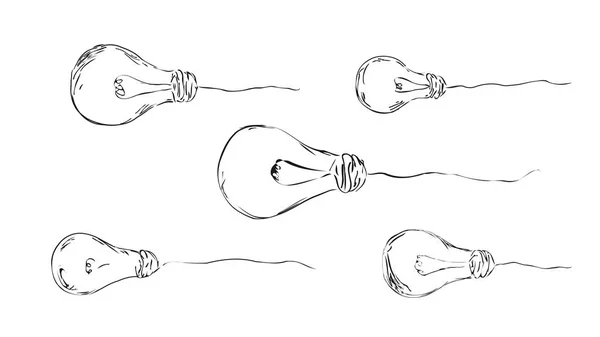 şık, boyalı Işık Ampüller