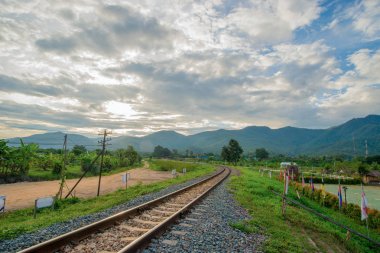 Manzara Doğa demiryolu parça