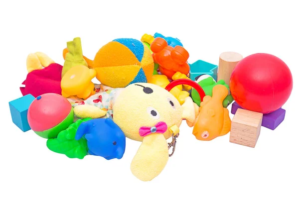 Toys Isolate White Background Clipping Path — Stock Photo, Image