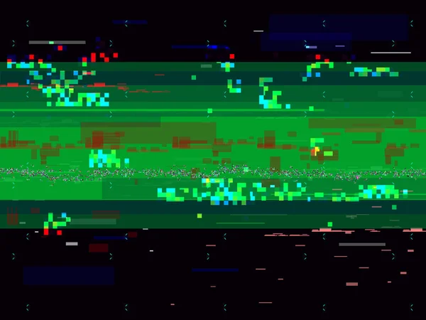 Fondo Distorsión Fallos Señal Video Rota Líneas Formas Fallidas Efecto — Archivo Imágenes Vectoriales