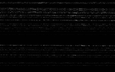 Arıza VHS şablonu. Siyah arka planda eski bir video efekti. Yatay beyaz çizgiler. Bozuk elementlerle retrobant dokusu. Analog video kaseti. Vektör illüstrasyonu.