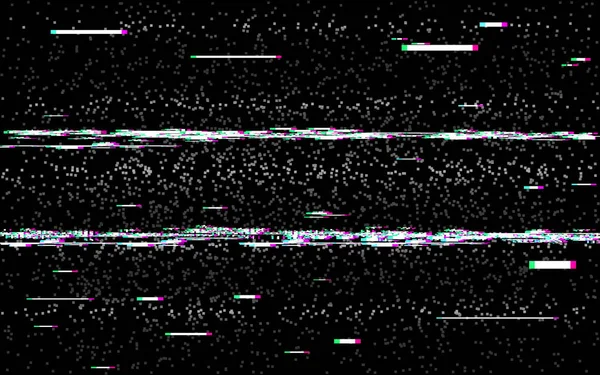 Panne Rückspulen Auf Schwarzem Hintergrund Vhs Hintergrund Mit Stereo Verzerrung — Stockvektor