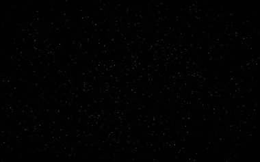 Uzay arkaplanı. Yıldızlı siyah kozmos. Parlayan yıldızları ve takımyıldızları olan karanlık sonsuz evren. Samanyolu ile gece gökyüzü. Gerçekçi yıldız tozu arkaplanı. Vektör illüstrasyonu.