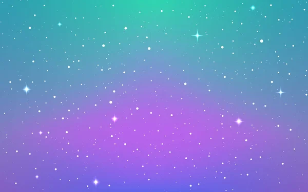 Космічний Фон Який Фіолетовий Космос Сяючими Зірками Барвиста Зоряна Галактика — стоковий вектор