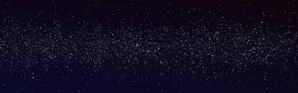 Banner Muito Largo Leitoso Fundo Espacial Com Estrelas Brancas Design —  Vetores de Stock