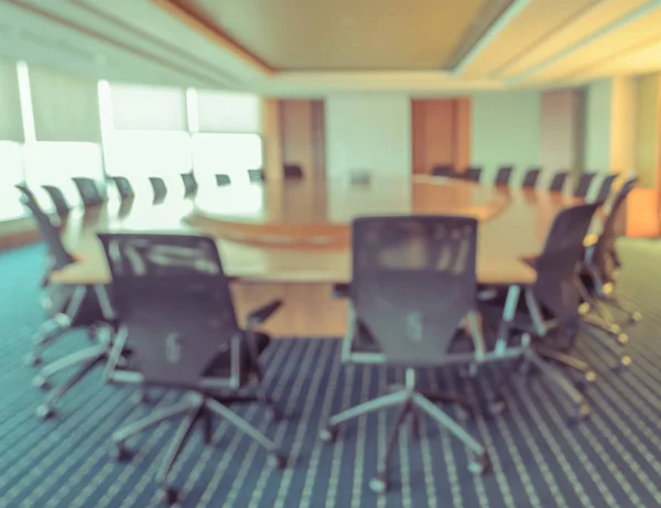 Blur Image Empty Boardroom Window Cityscape Background Business Concept — Stock Photo, Image