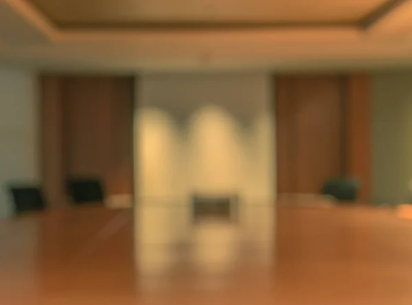 Blur Image Empty Boardroom Window Cityscape Background Business Concept — Stock Photo, Image