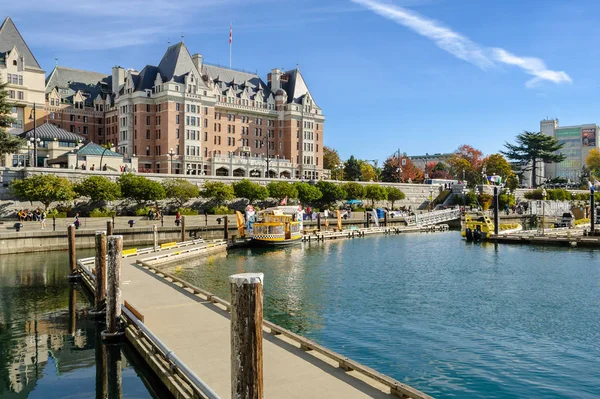 Porto interno di Victoria Harbour nella Columbia Britannica, Canada — Foto Stock
